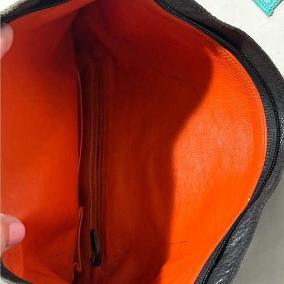 Maii Ltd black and gray leather hobo bag - Picture 11 of 16